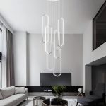 6 Rings Modern Chandelier LED